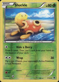 Shuckle 1/124 Uncommon Fates Collide Pokemon Reverse Holo Lightly Played