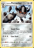 Galarian Perrserker 113/185 Rare Vivid Voltage Pokemon Lightly Played