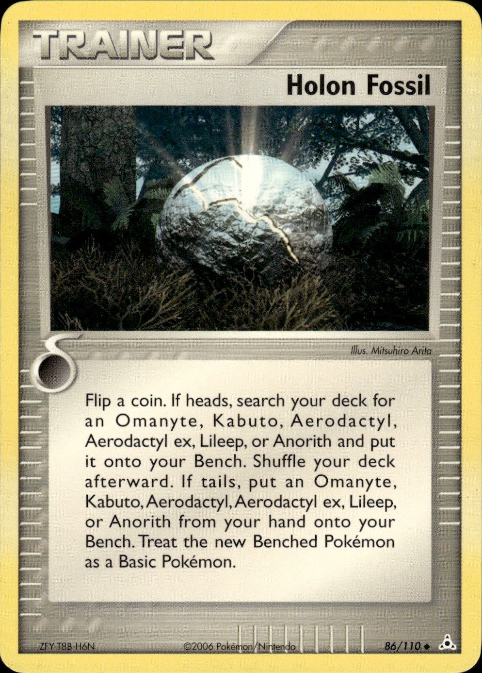 Holon Fossil 86/110 Uncommon Holon Phantoms Pokemon Lightly Played