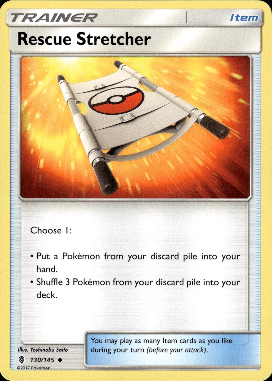 Rescue Stretcher 130/145 Uncommon Guardians Rising Pokemon Lightly Played
