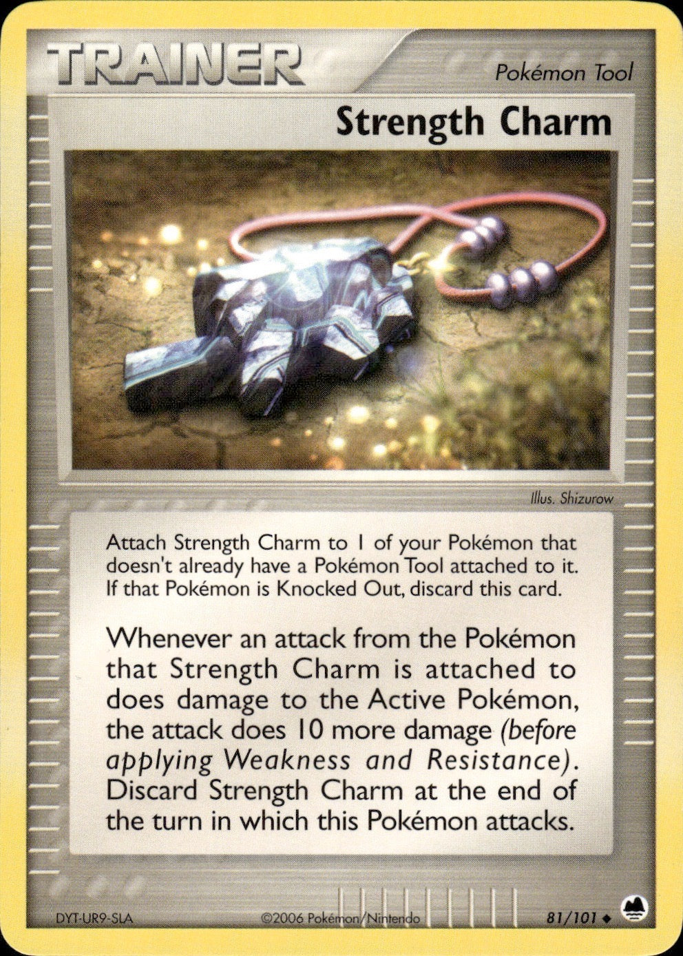 Strength Charm 81/101 Uncommon Dragon Frontiers Pokemon Lightly Played
