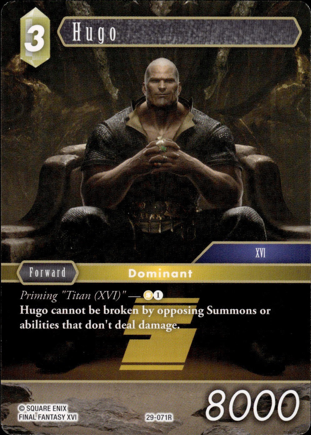 Hugo 29-071R Rare Blissful Eternity Final Fantasy Near Mint