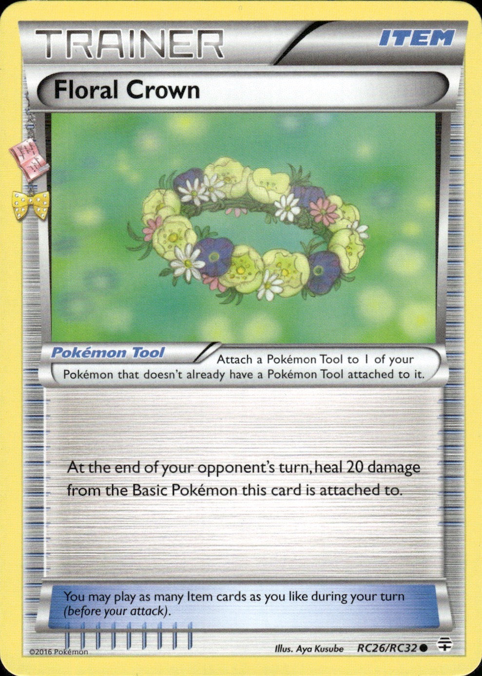 Floral Crown RC26/RC32 Common Generations Pokemon Lightly Played