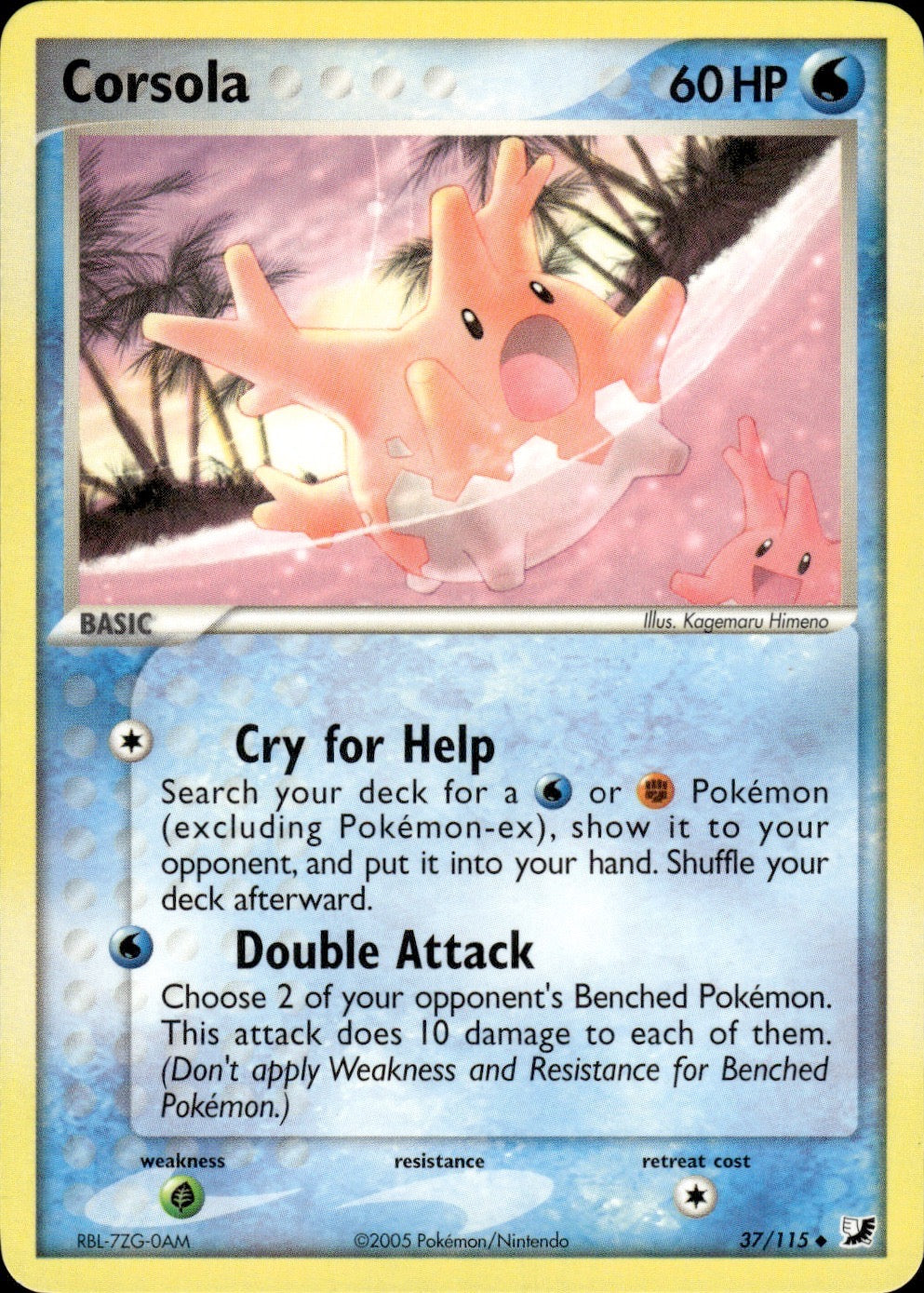 Corsola 37/115 Uncommon Unseen Forces Pokemon Lightly Played