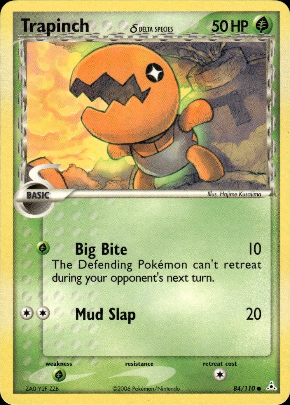 Trapinch 84/110 Common Holon Phantoms Pokemon Lightly Played