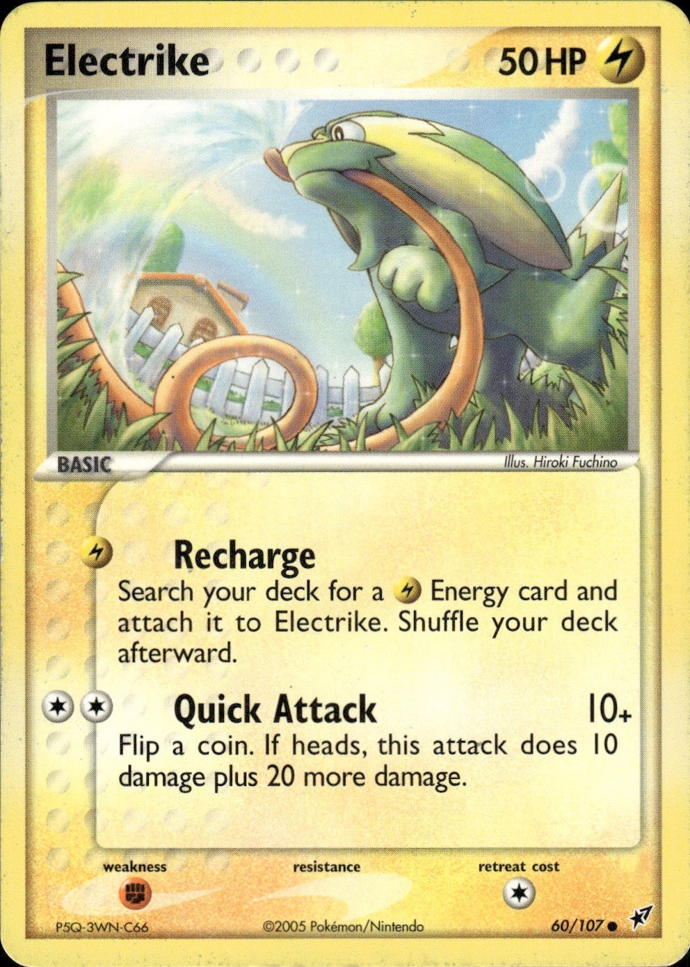 Electrike 60/107 Common Deoxys Pokemon Lightly Played