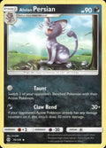 Alolan Persian 79/149 Uncommon SM Base Set Pokemon Lightly Played