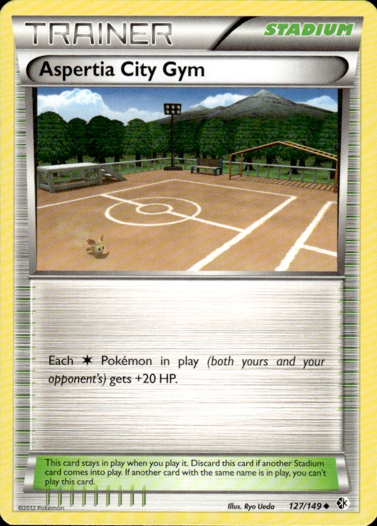 Aspertia City Gym 127/149 Uncommon Boundaries Crossed Pokemon Lightly Played