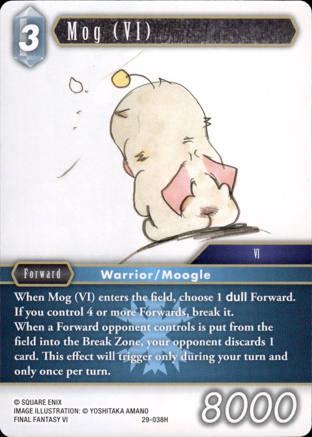 Mog (VI) 29-038H Hero Blissful Eternity Final Fantasy Near Mint