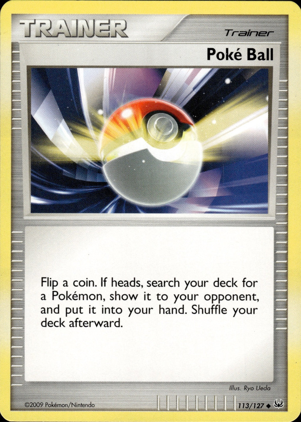 Poke Ball 113/127 Uncommon Platinum Pokemon Lightly Played