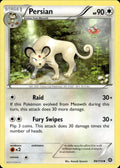 Persian 89/114 Uncommon Steam Siege Pokemon Lightly Played