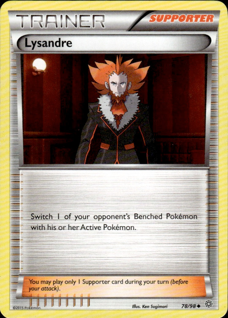 Lysandre 78/98 Uncommon Ancient Origins Pokemon Lightly Played