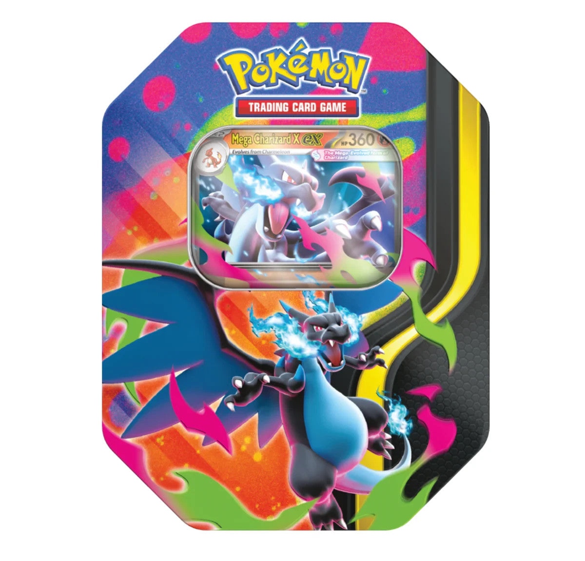 Mega Charizard X EX Tin