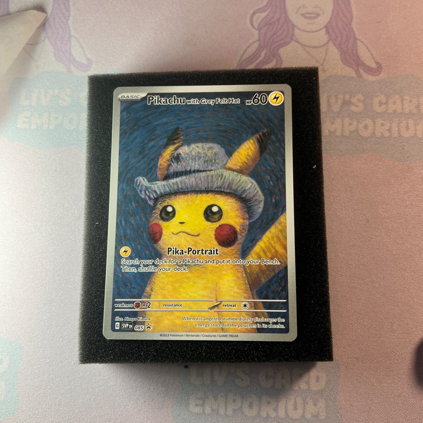Pikachu with Grey Felt Hat 085 SVP Promo
